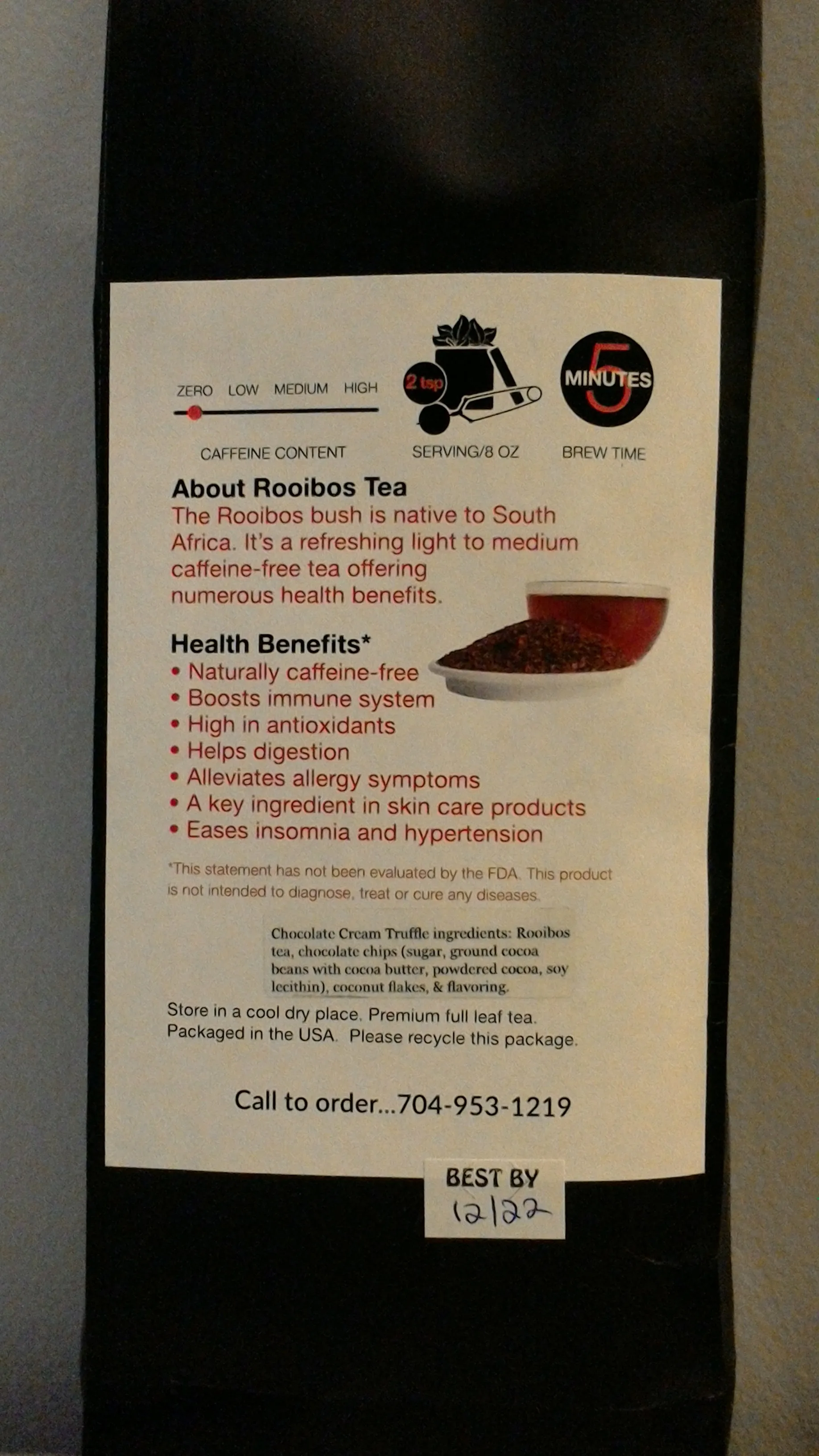 Premium Loose Leaves Teas  (Rooibos Tea)