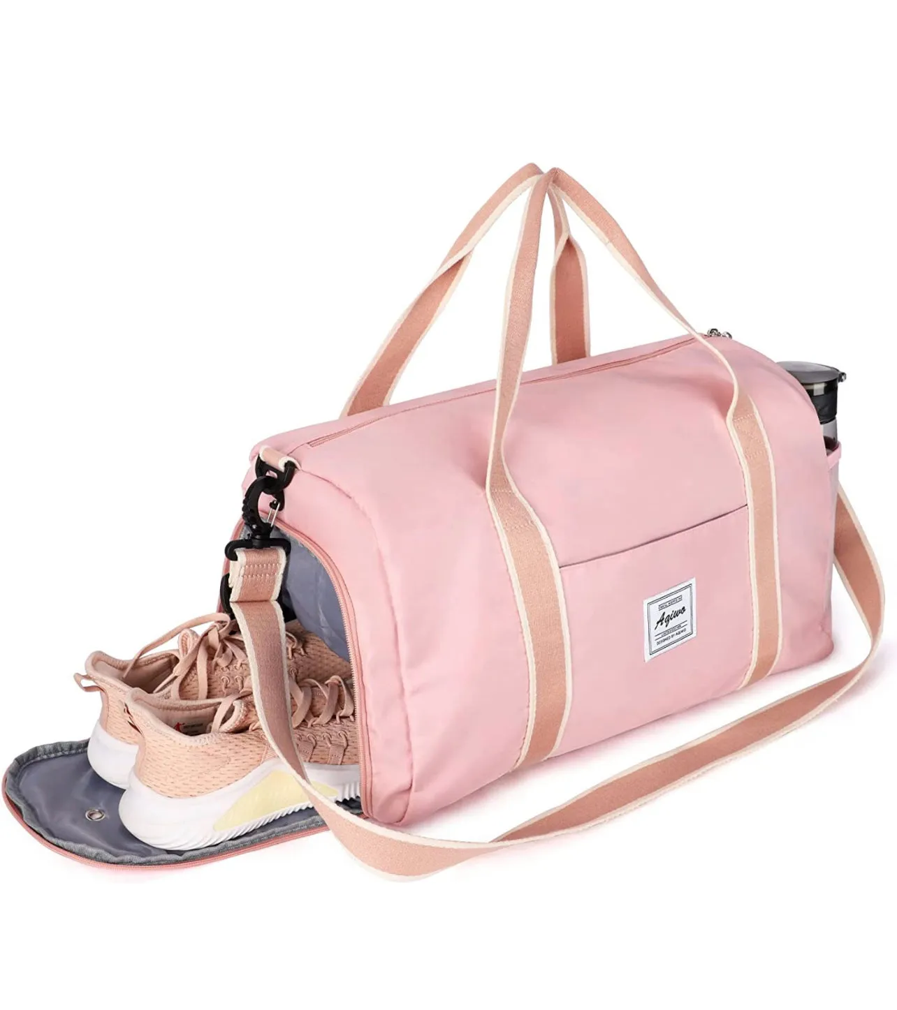 Pretty in pink gym bag