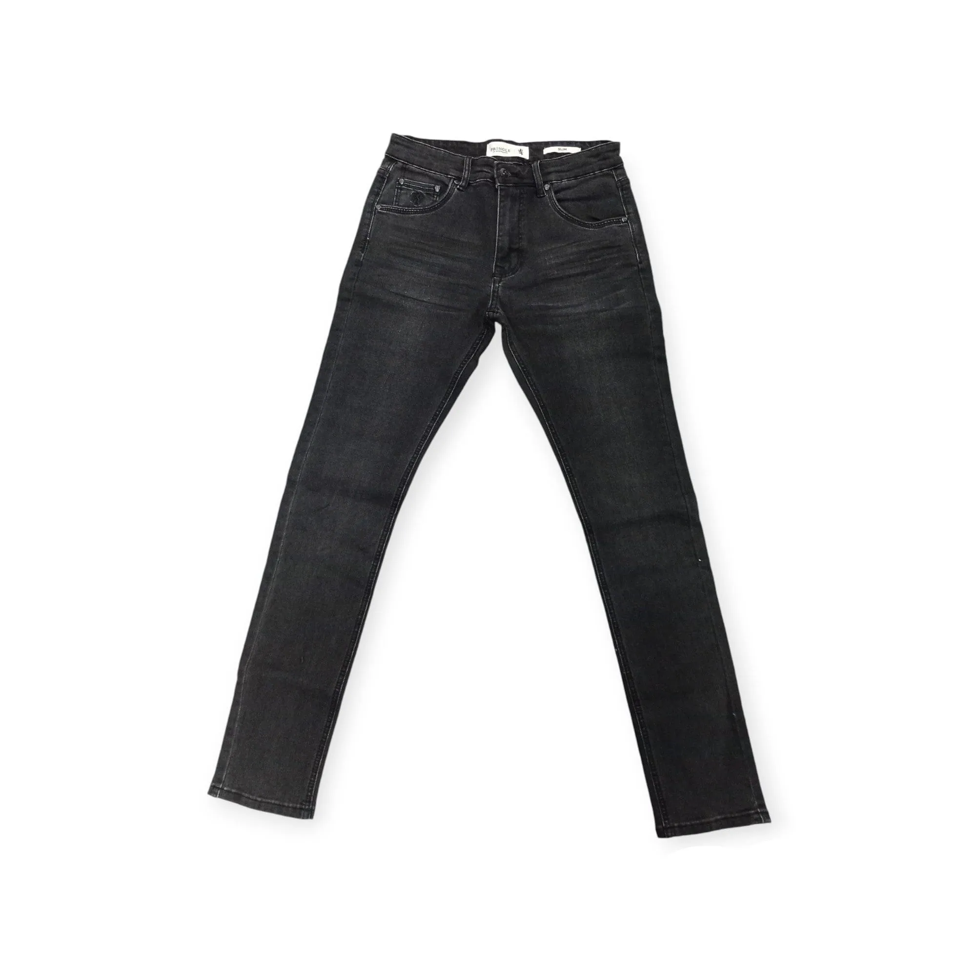 Pringle Men's Slim Fit Denim Charcoal