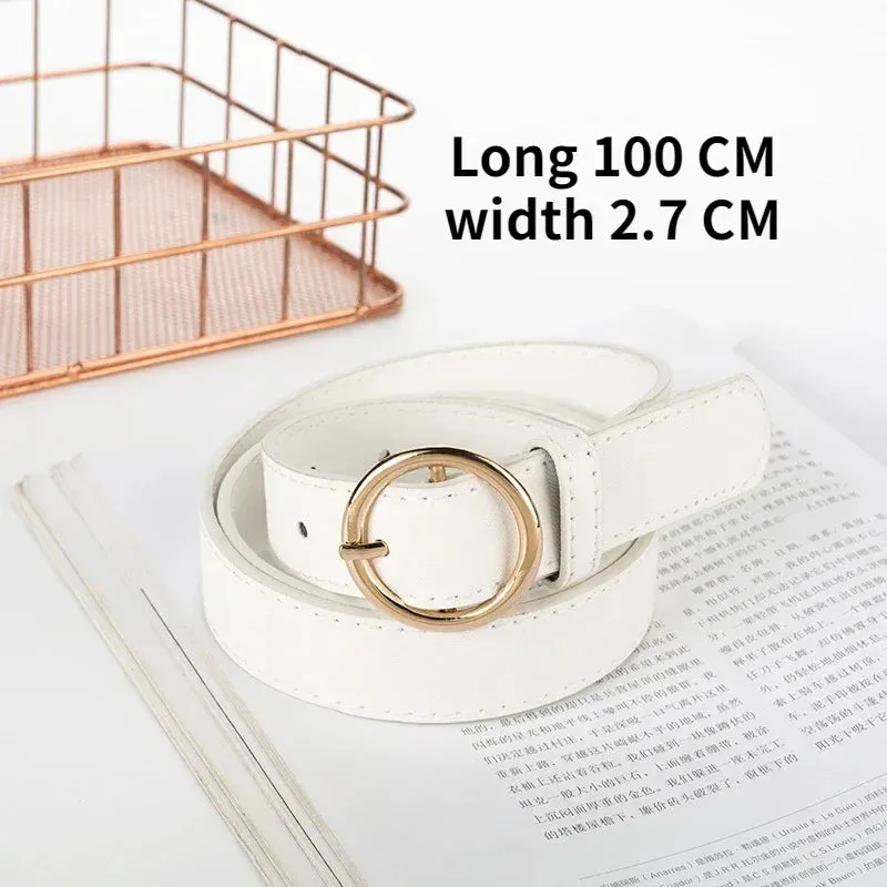 PU Leather Pin Buckle Belt – Versatile Style for Everyday Wear
