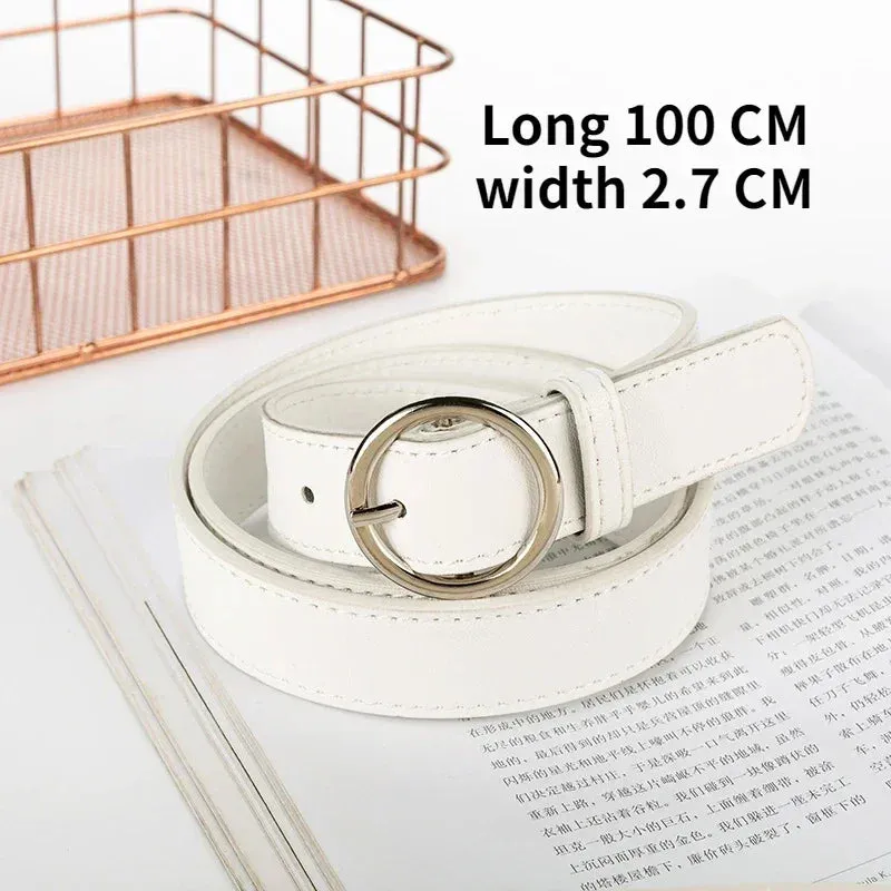 PU Leather Pin Buckle Belt – Versatile Style for Everyday Wear
