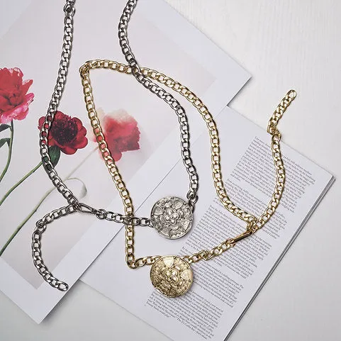 "Lonely stranger" chain belt gold