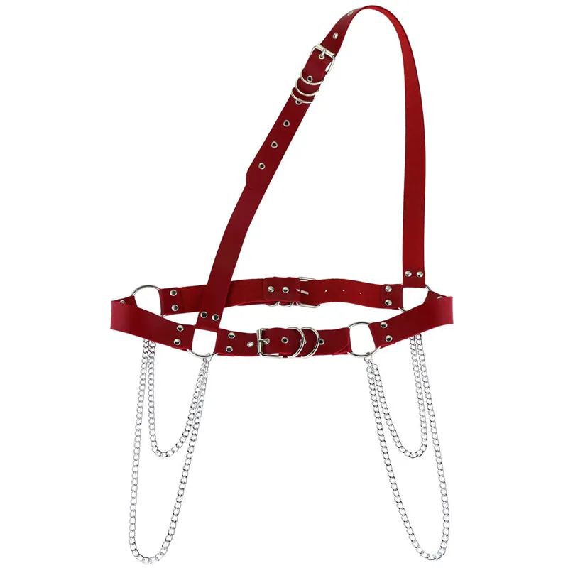 "PUNK PIN BUCKLE CHAIN" BELT N082005