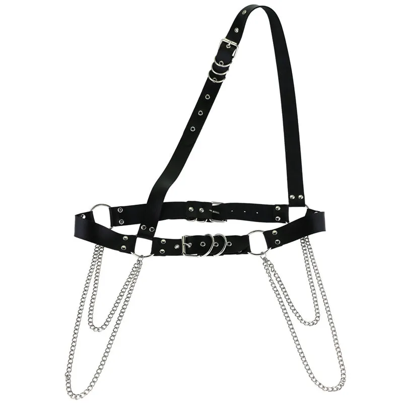 "PUNK PIN BUCKLE CHAIN" BELT N082005