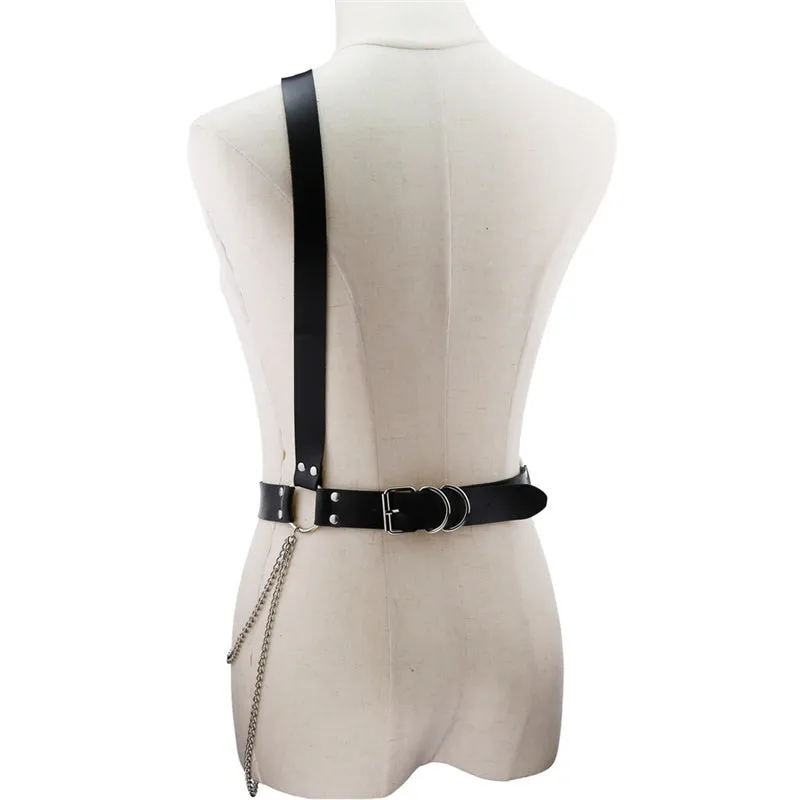 "PUNK PIN BUCKLE CHAIN" BELT N082005