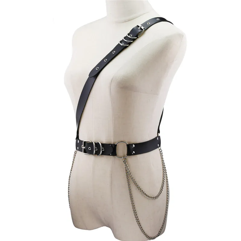 "PUNK PIN BUCKLE CHAIN" BELT N082005