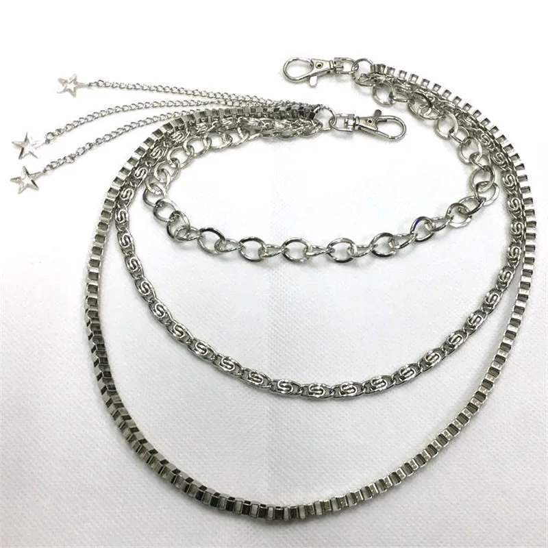 "STAR" BELT PANTS CHAIN D070408