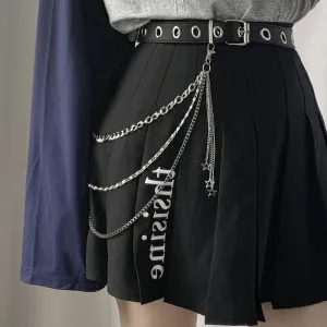"STAR" BELT PANTS CHAIN D070408