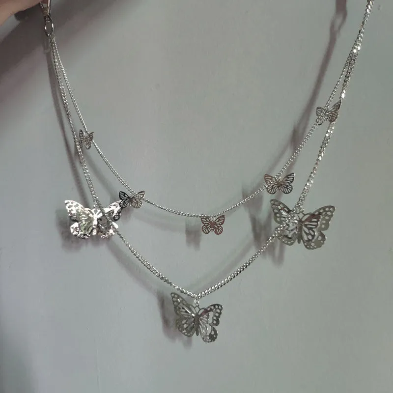 "STEREOSCOPIC BUTTERFLY" BELT PANTS CHAIN D070402