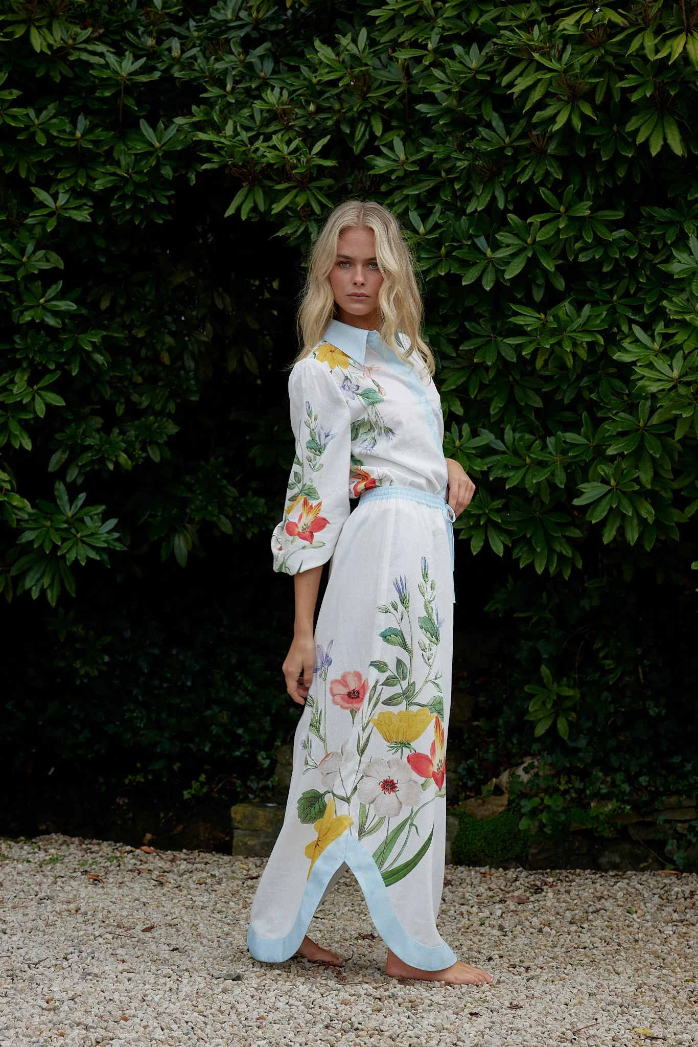 RAFFERTY SKIRT IN WHISPER FLEUR