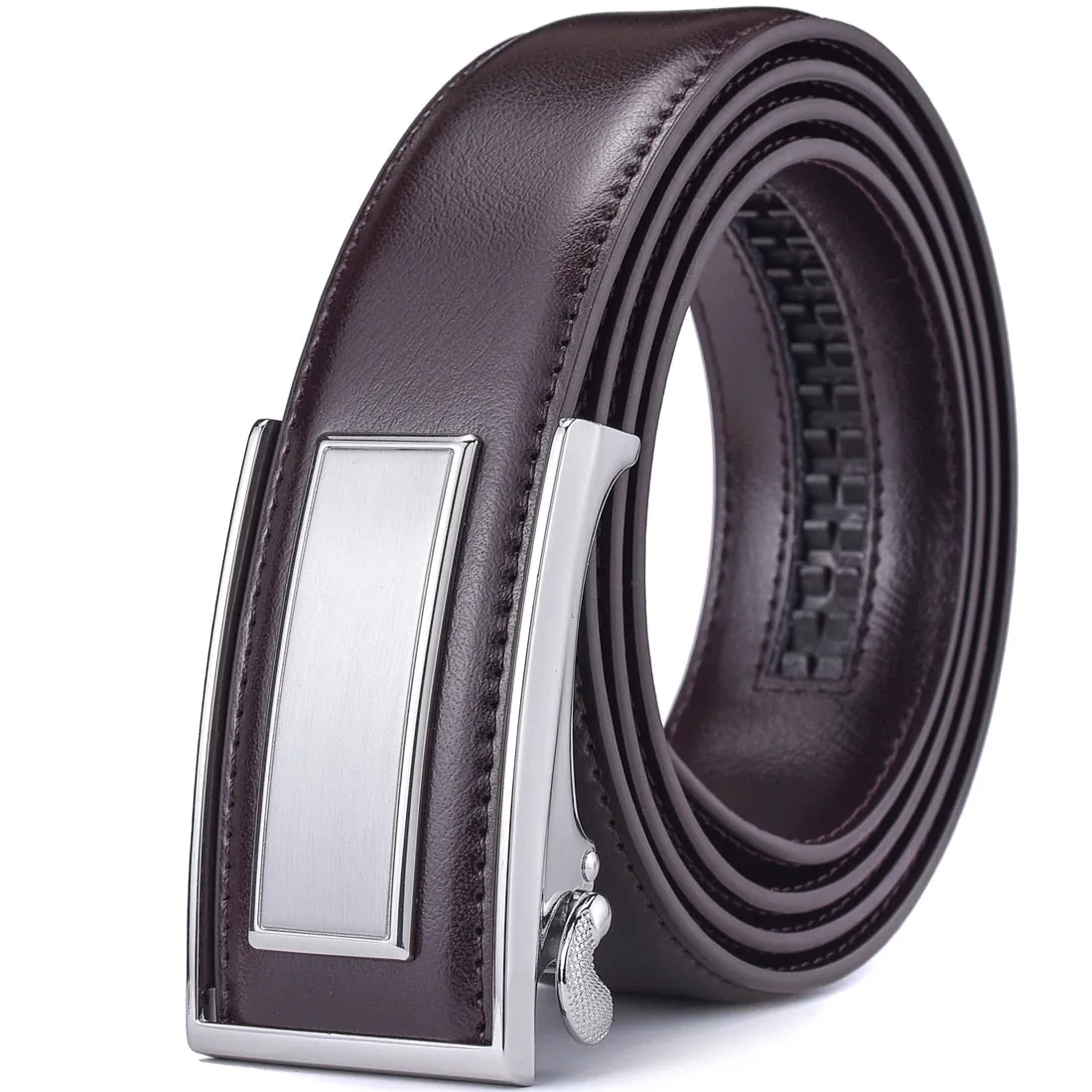 Ratchet Leather Dress Belt - Classic Style