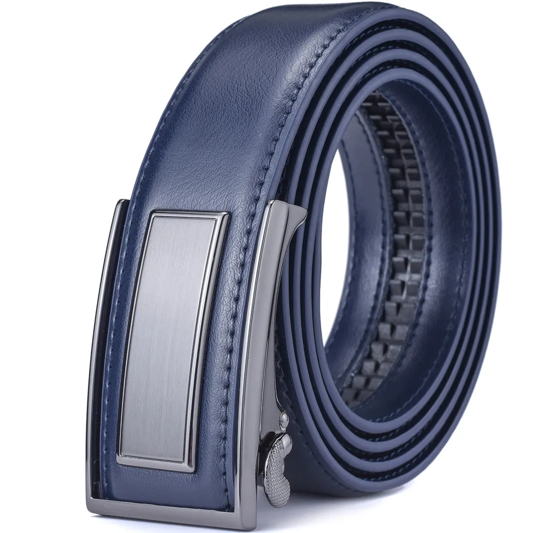 Ratchet Leather Dress Belt - Classic Style