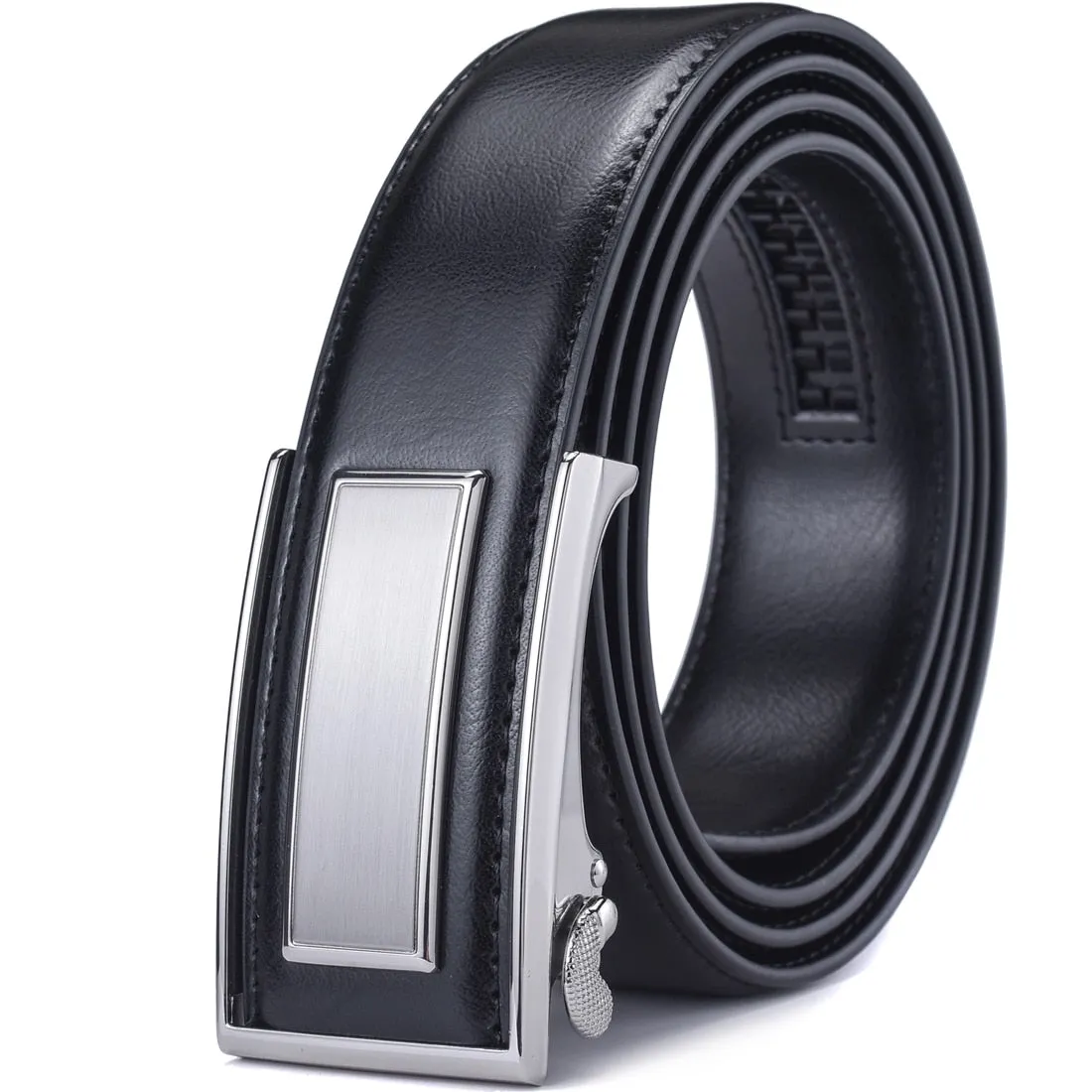 Ratchet Leather Dress Belt - Classic Style