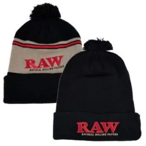 RAW x Rolling Papers PomPom Hat Beanie
