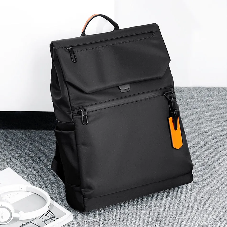 Realaiot High Quality Waterproof Men's Laptop Backpack Luxury Brand Designer Black Backpack for Business Urban Man Backpack USB Charging Gifts for Men