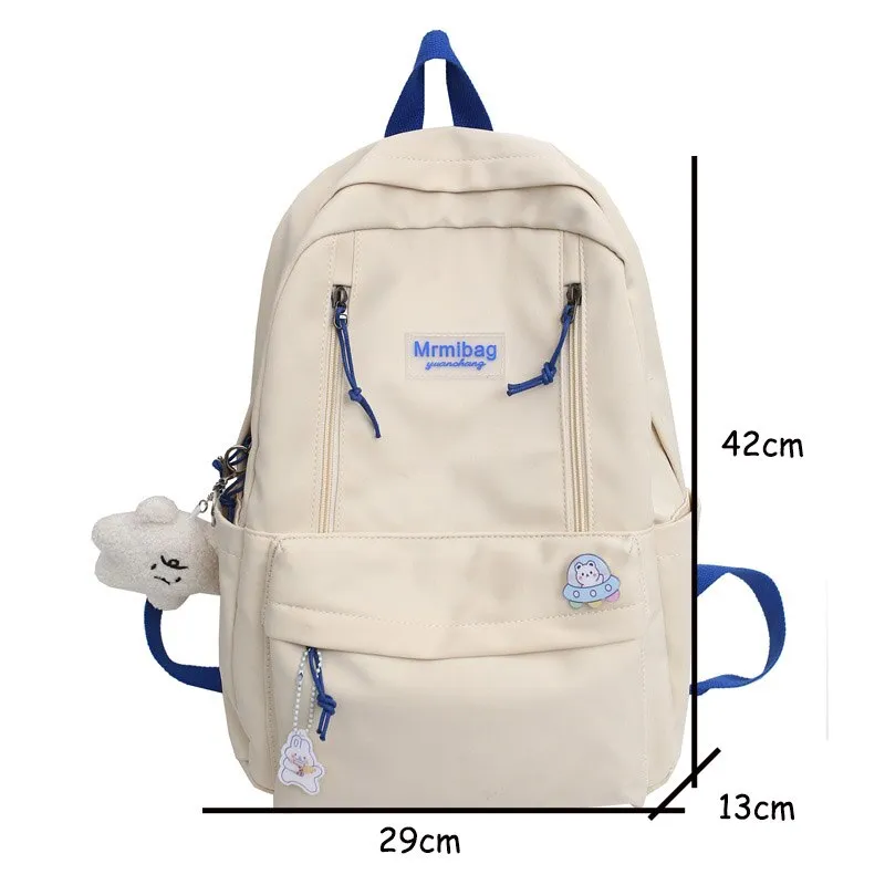 Realaiot Large Capacity Women Backpack Laptop Backpacks School Backpack for Teenage Girls Boys  Korean Style Book Bag Kids School Bags