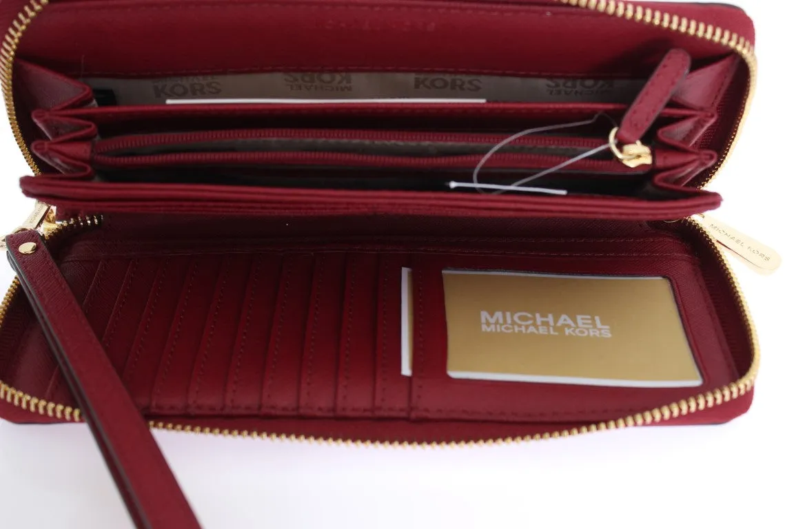 Red ILLUSTRATIONS Travel Continental Wallet