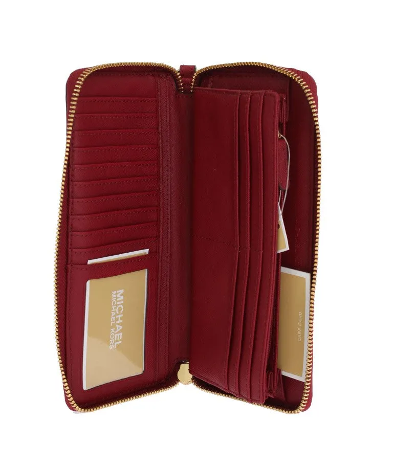 Red ILLUSTRATIONS Travel Continental Wallet