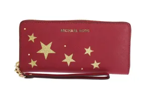 Red ILLUSTRATIONS Travel Continental Wallet