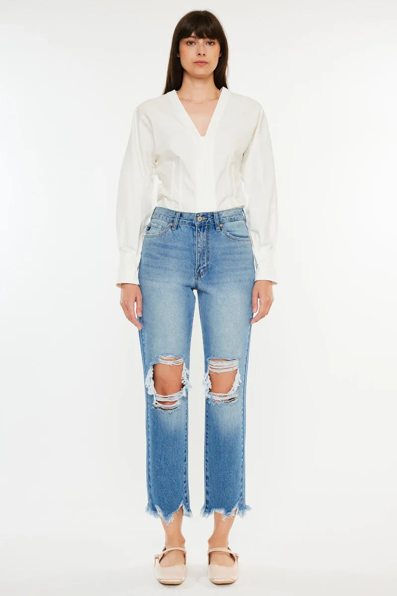 Regina High Rise Mom Jeans