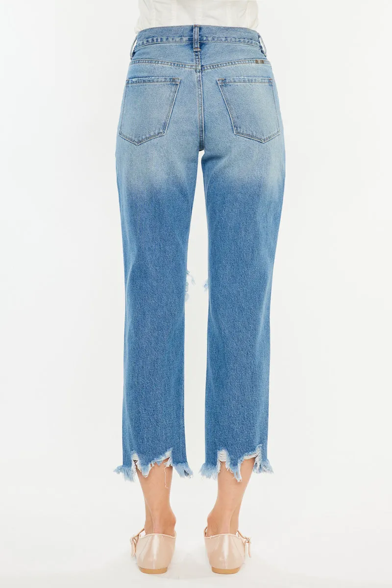Regina High Rise Mom Jeans