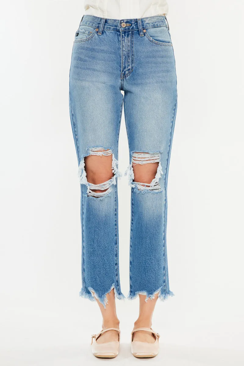 Regina High Rise Mom Jeans