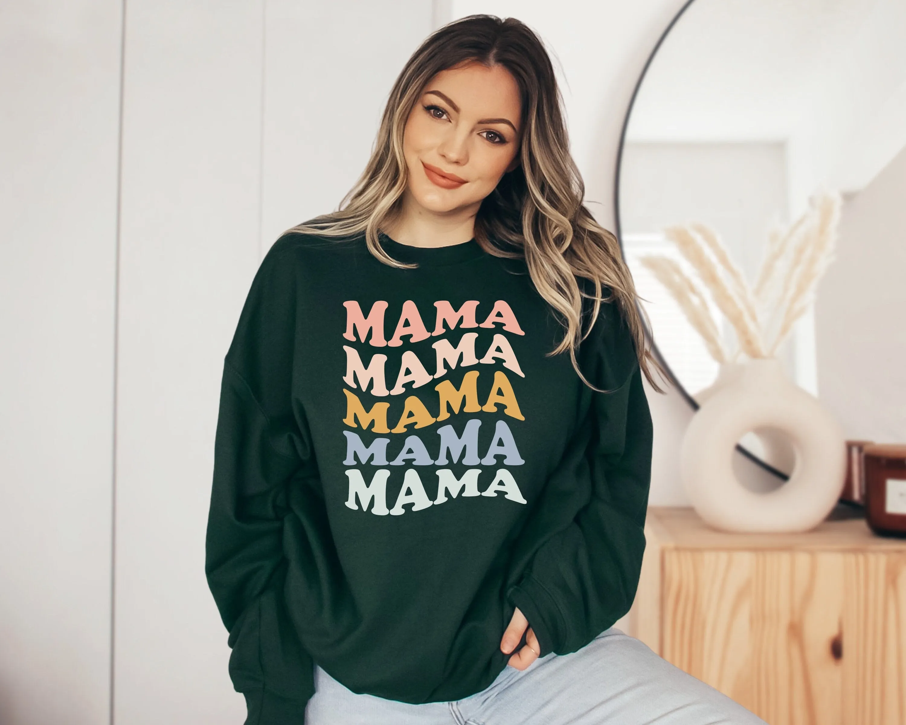 Retro Sweatshirt for Mothers Day