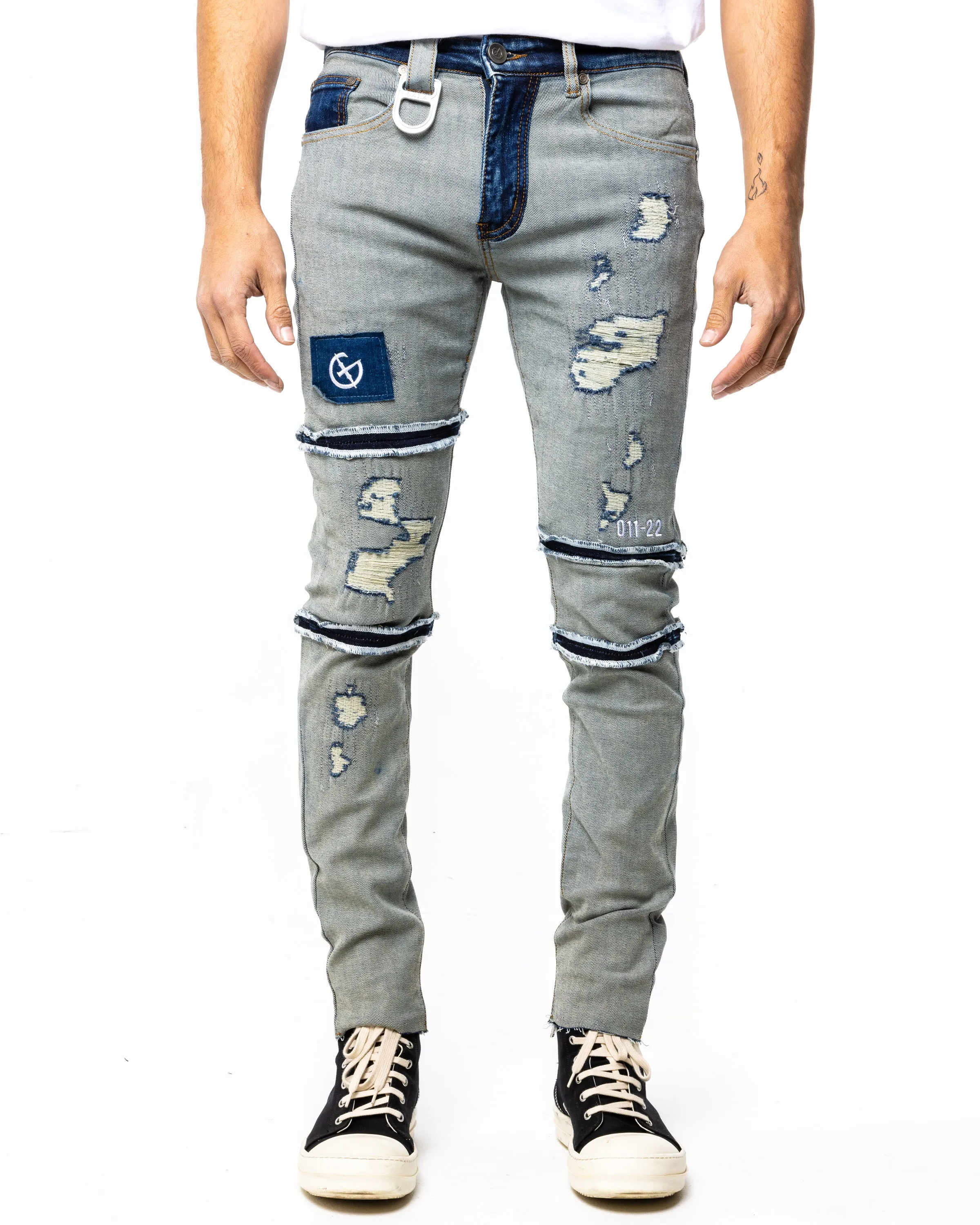 REVERSE DENIM (LIGHT INDIGO)