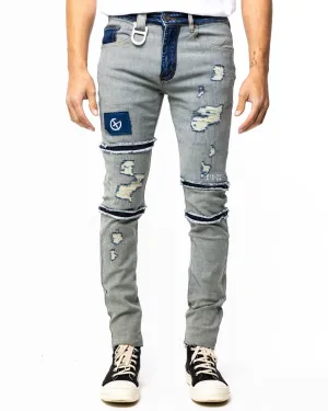 REVERSE DENIM (LIGHT INDIGO)