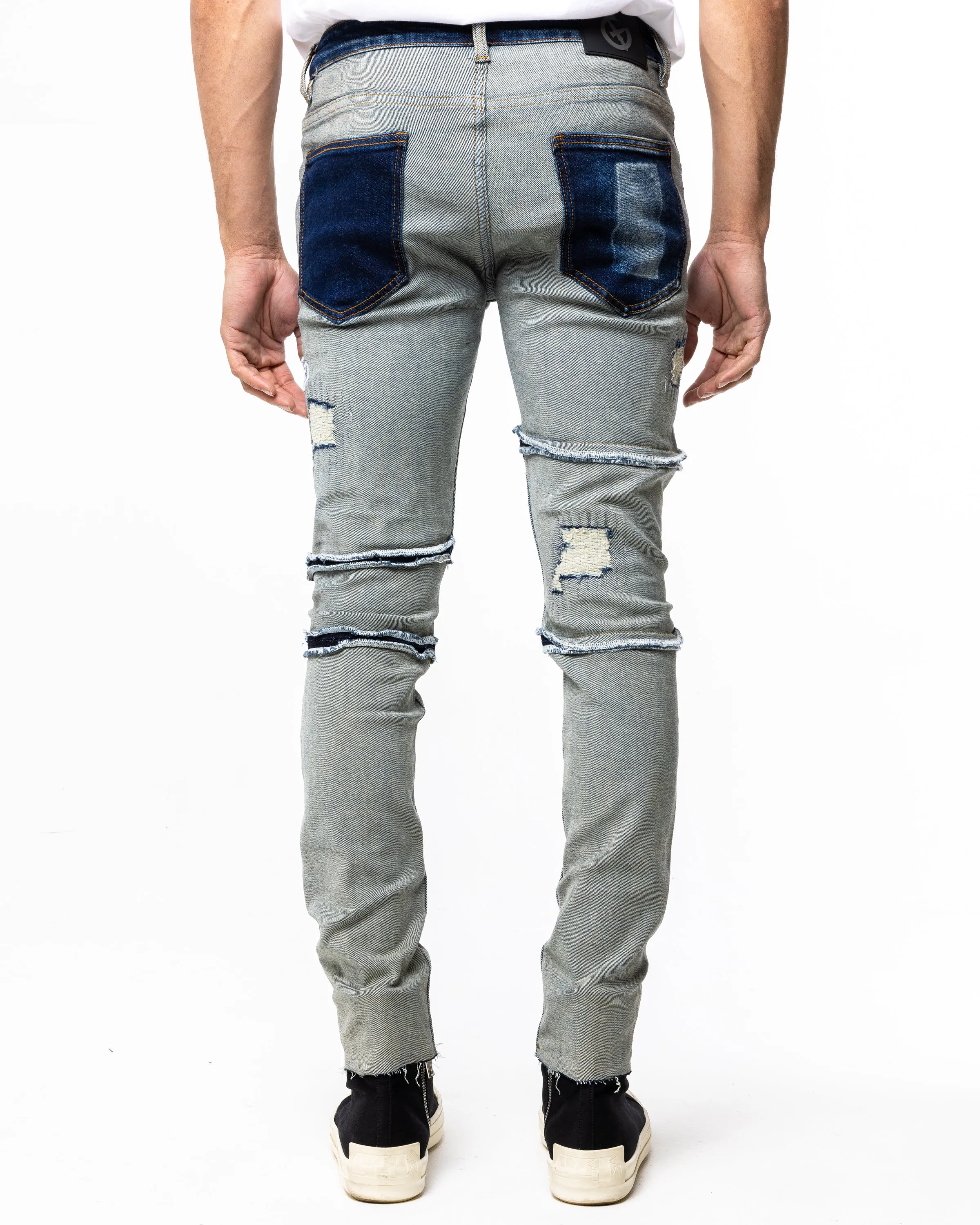 REVERSE DENIM (LIGHT INDIGO)