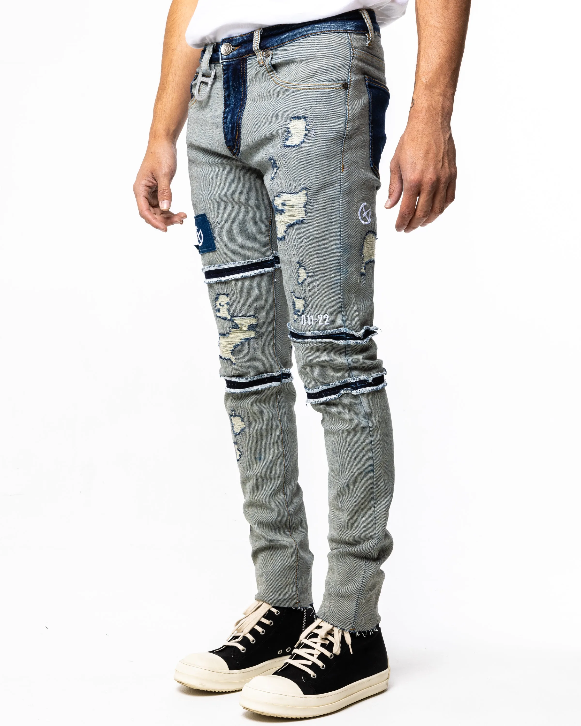 REVERSE DENIM (LIGHT INDIGO)