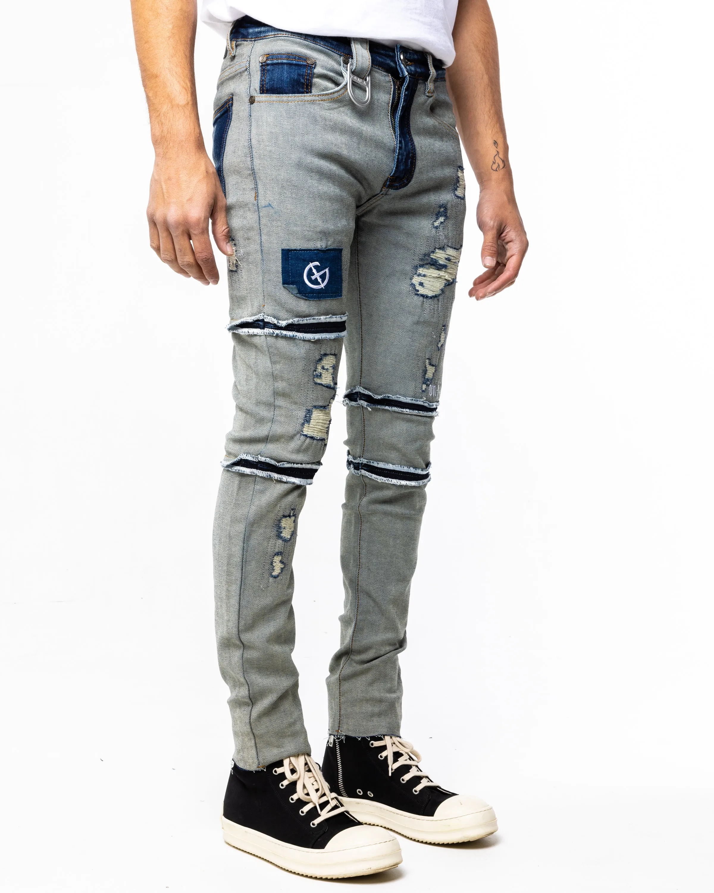REVERSE DENIM (LIGHT INDIGO)