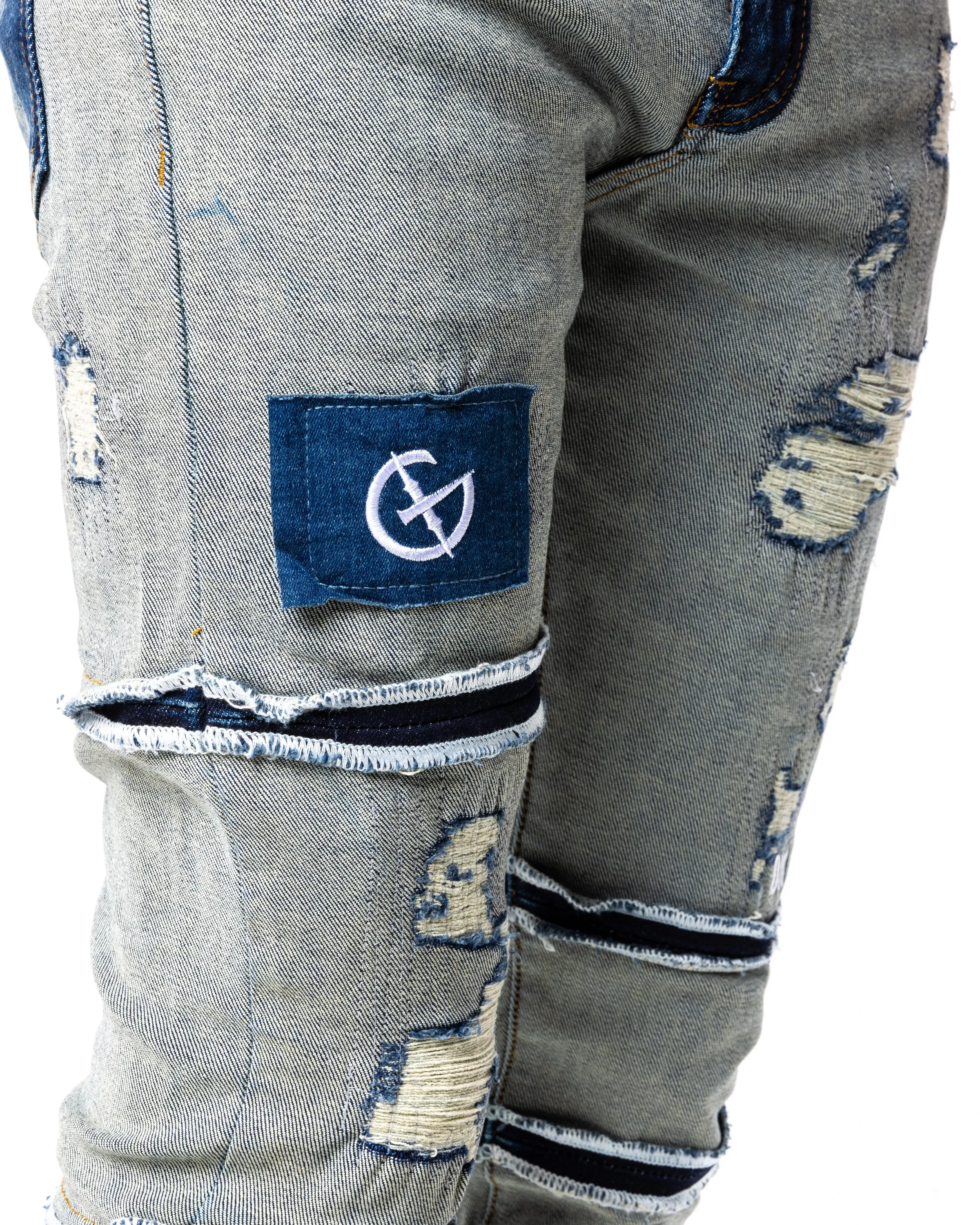 REVERSE DENIM (LIGHT INDIGO)
