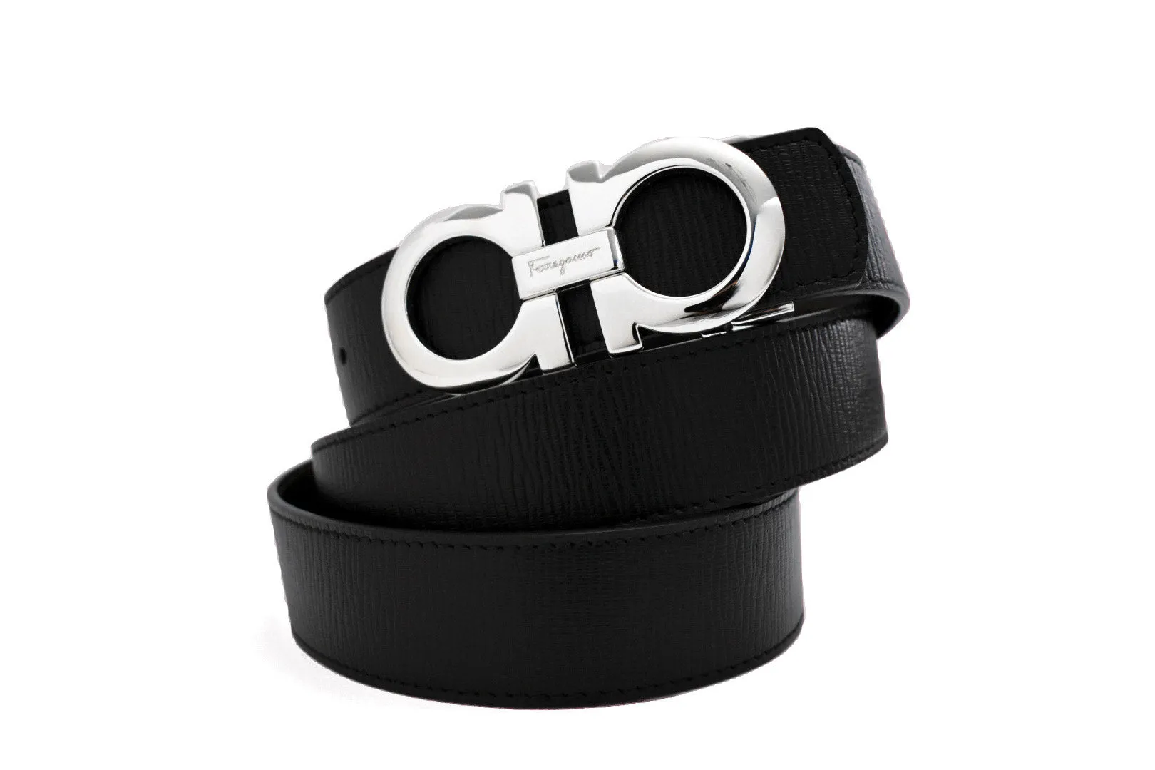 Reversible/Adjustable Gancini Belt