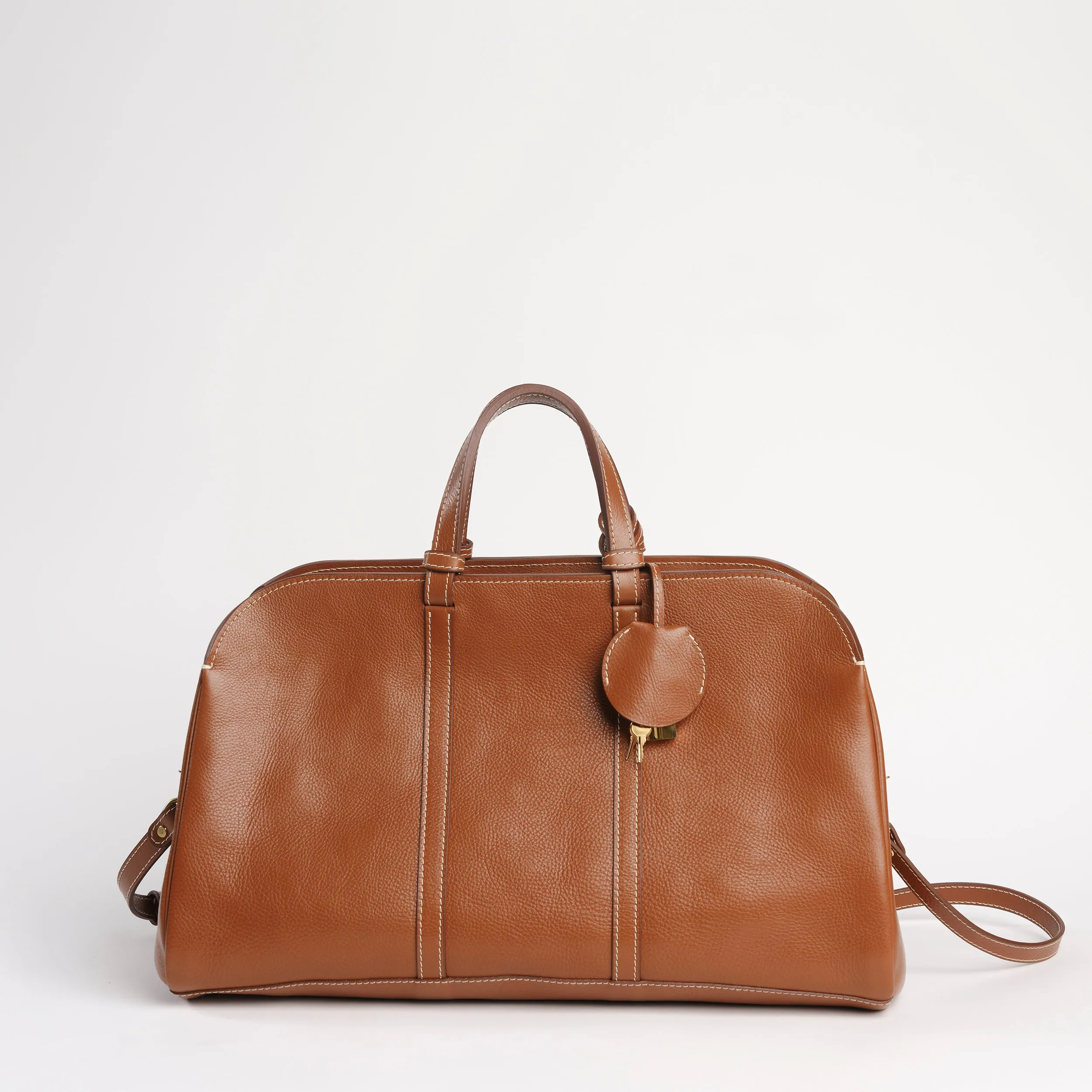 Rhodes Duffel in Leather Brown