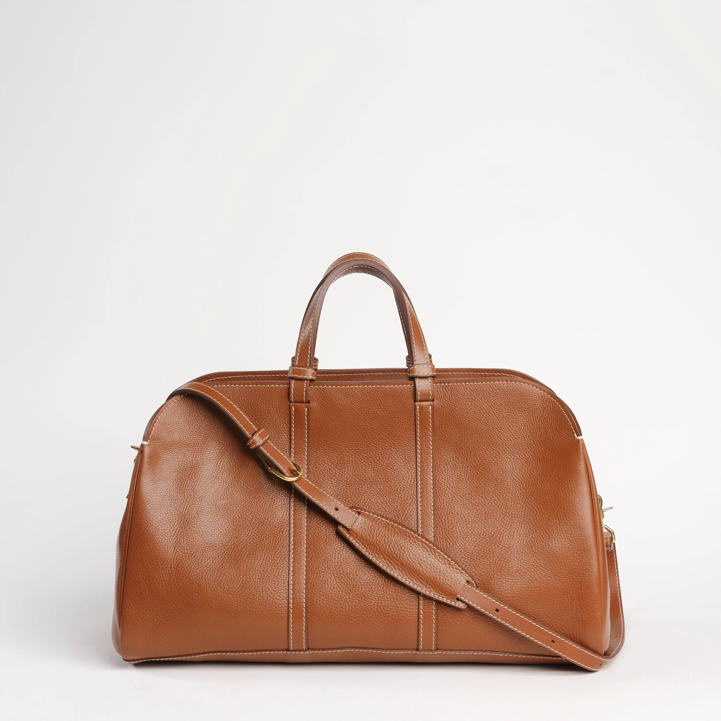 Rhodes Duffel in Leather Brown