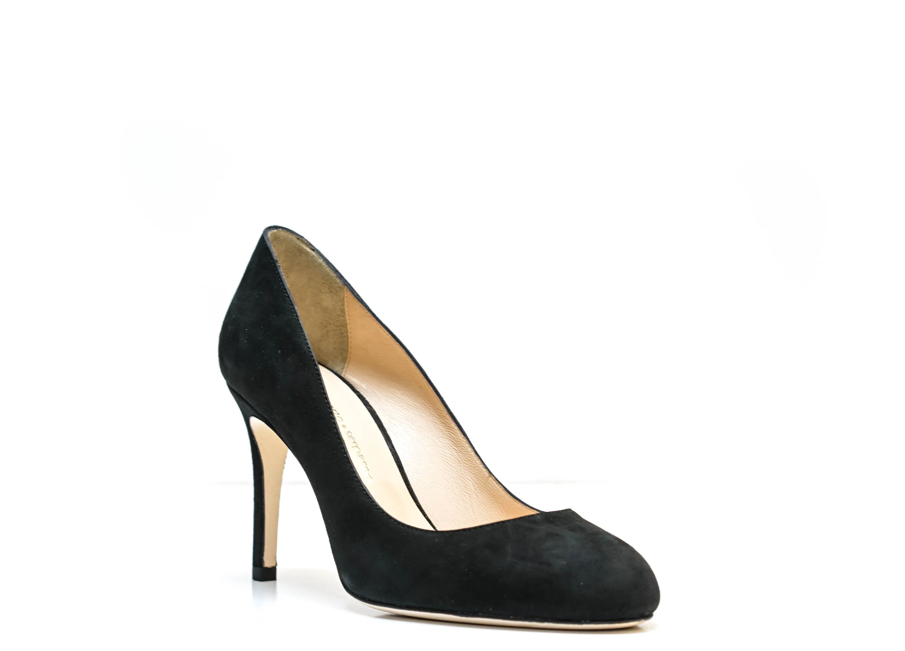 Roberto Serpentini Women's Black Suede Pump 25100