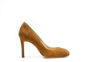 Roberto Serpentini Women's Tan Suede Pump 25100