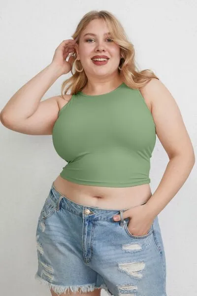 Round Neck Slim Tank