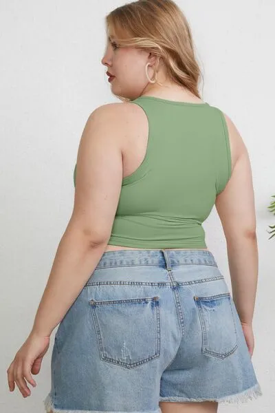 Round Neck Slim Tank