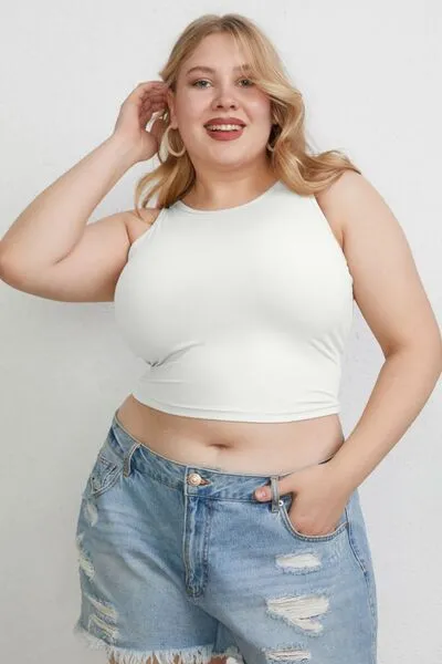 Round Neck Slim Tank