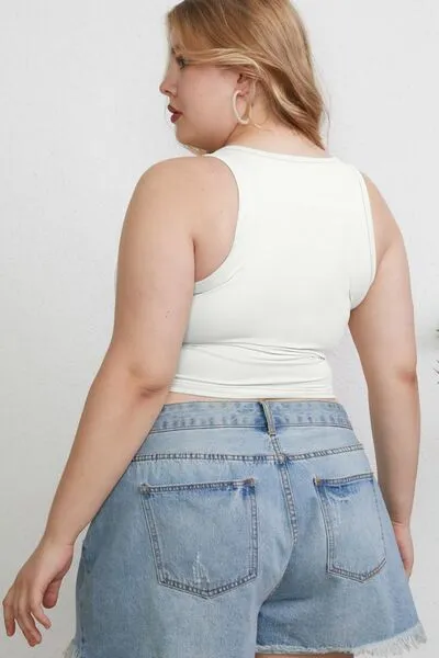 Round Neck Slim Tank