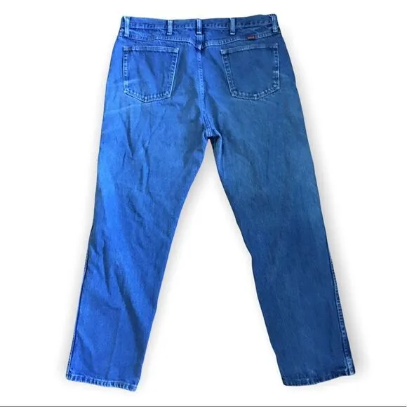 Rustler High Rise Blue Jeans 40 x 32