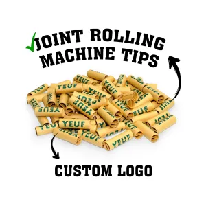 S Shaped Pre Rolled CUSTOM PRINTED Crutch Tip in Bulk Packaging