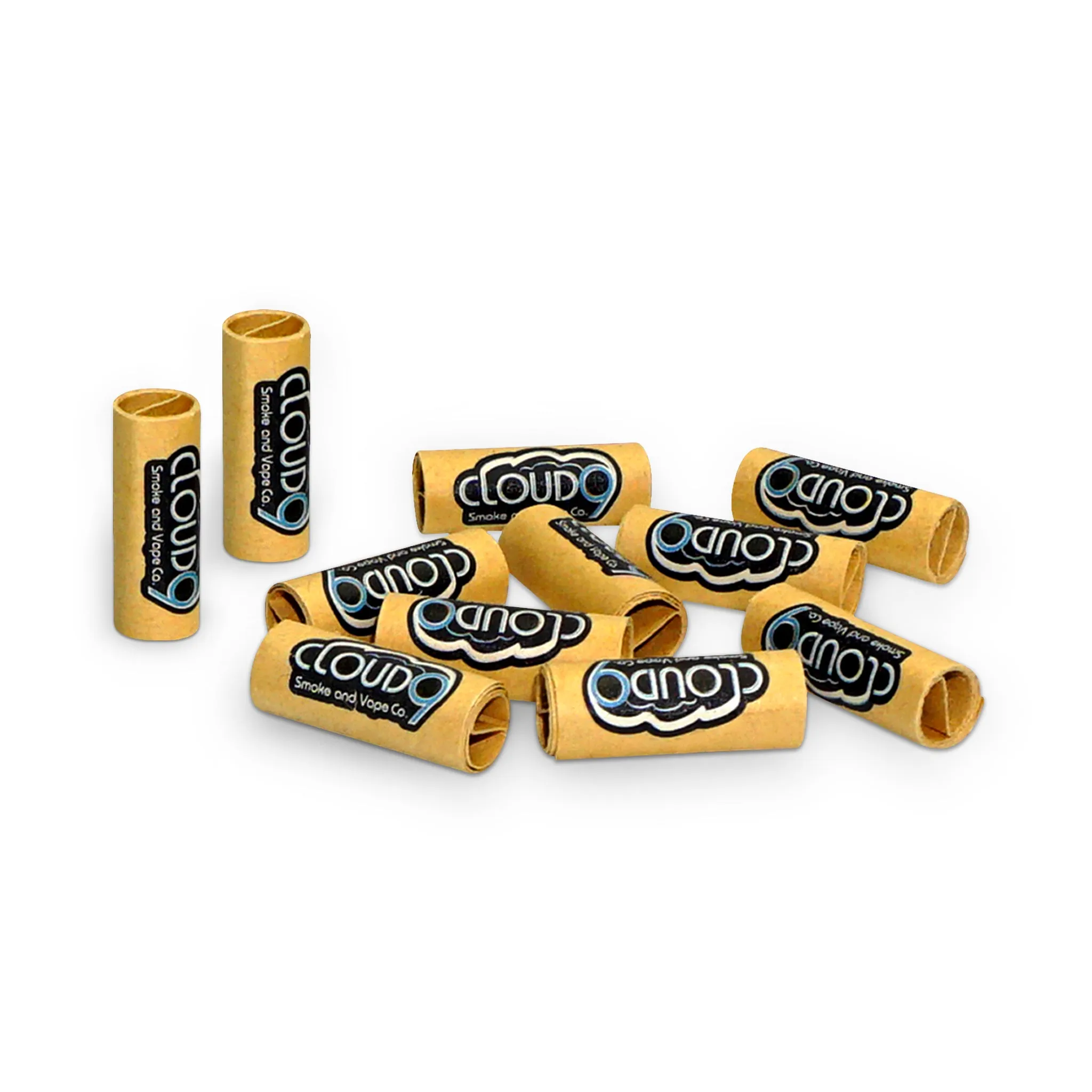 S Shaped Pre Rolled CUSTOM PRINTED Crutch Tip in Bulk Packaging