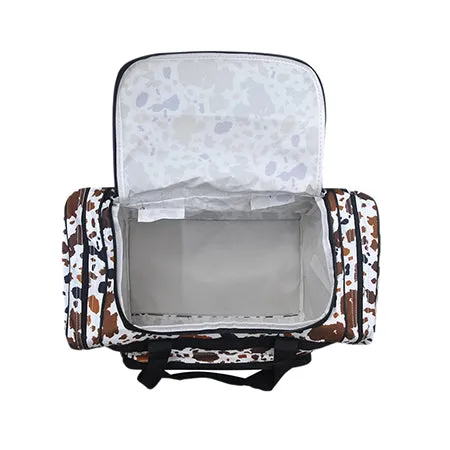 !SALE! Mocha Cow NGIL Canvas 20" Duffle Bag