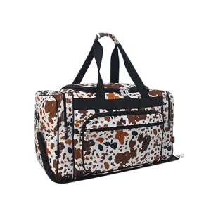 !SALE! Mocha Cow NGIL Canvas 20" Duffle Bag