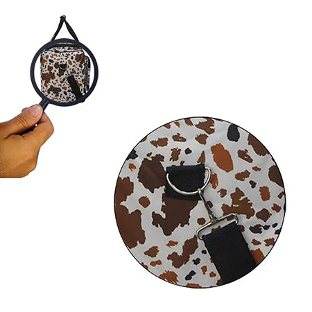 !SALE! Mocha Cow NGIL Canvas 20" Duffle Bag