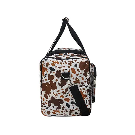 !SALE! Mocha Cow NGIL Canvas 20" Duffle Bag