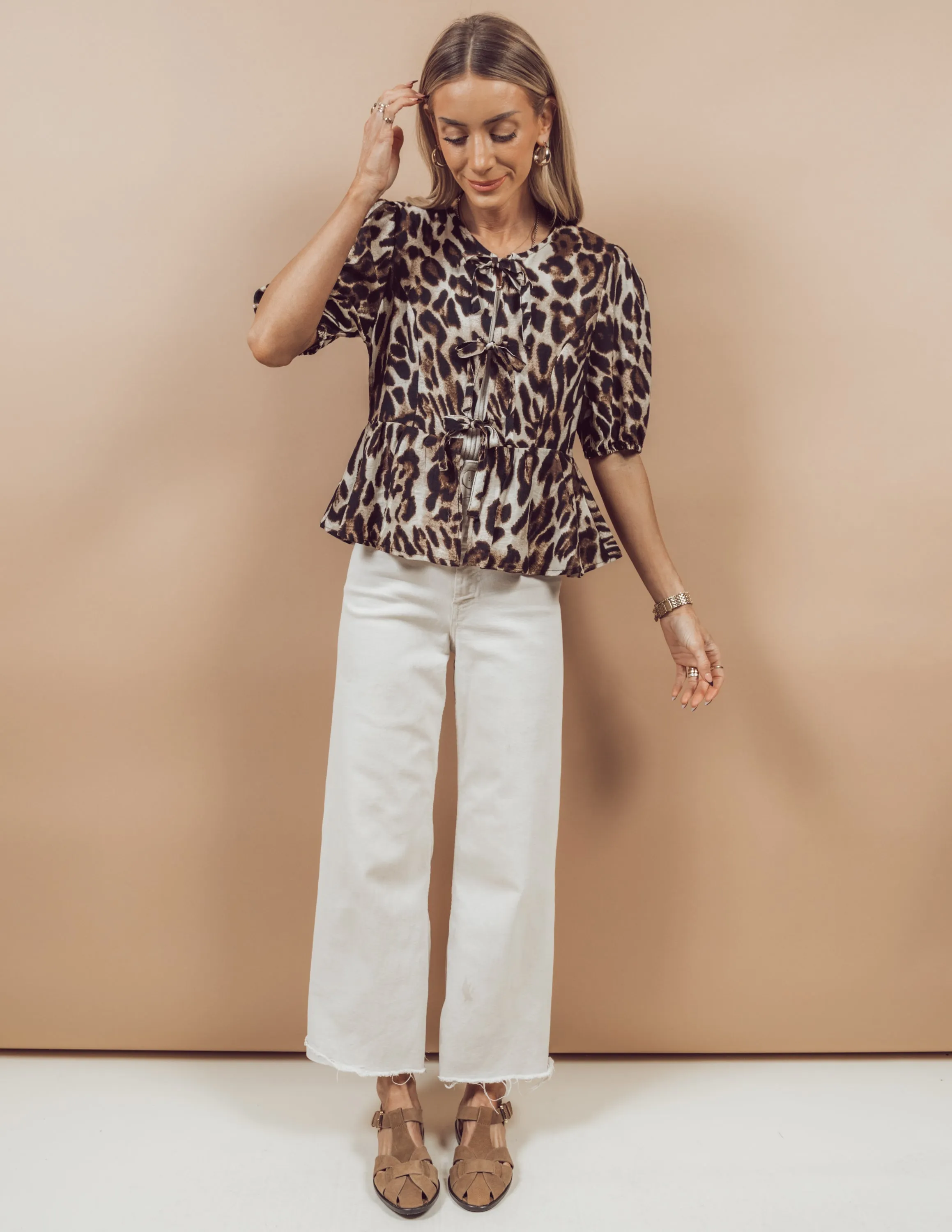 Sammi Leopard Top